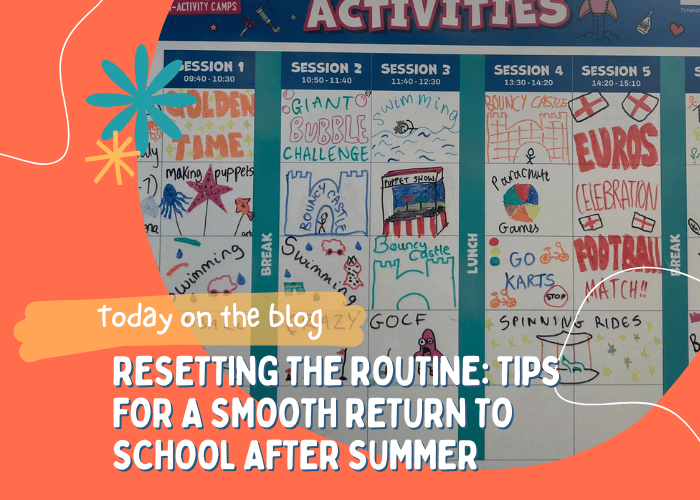 supercamps camp timetable